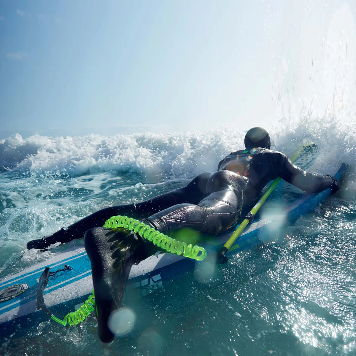 Jobe SUP Coiled Leash - Image 3